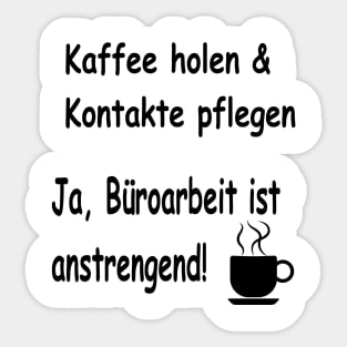 Büroarbeit Sticker